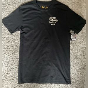 Hard Rock Cafe Miami 50th Anniversary unisex S black Tee NWT